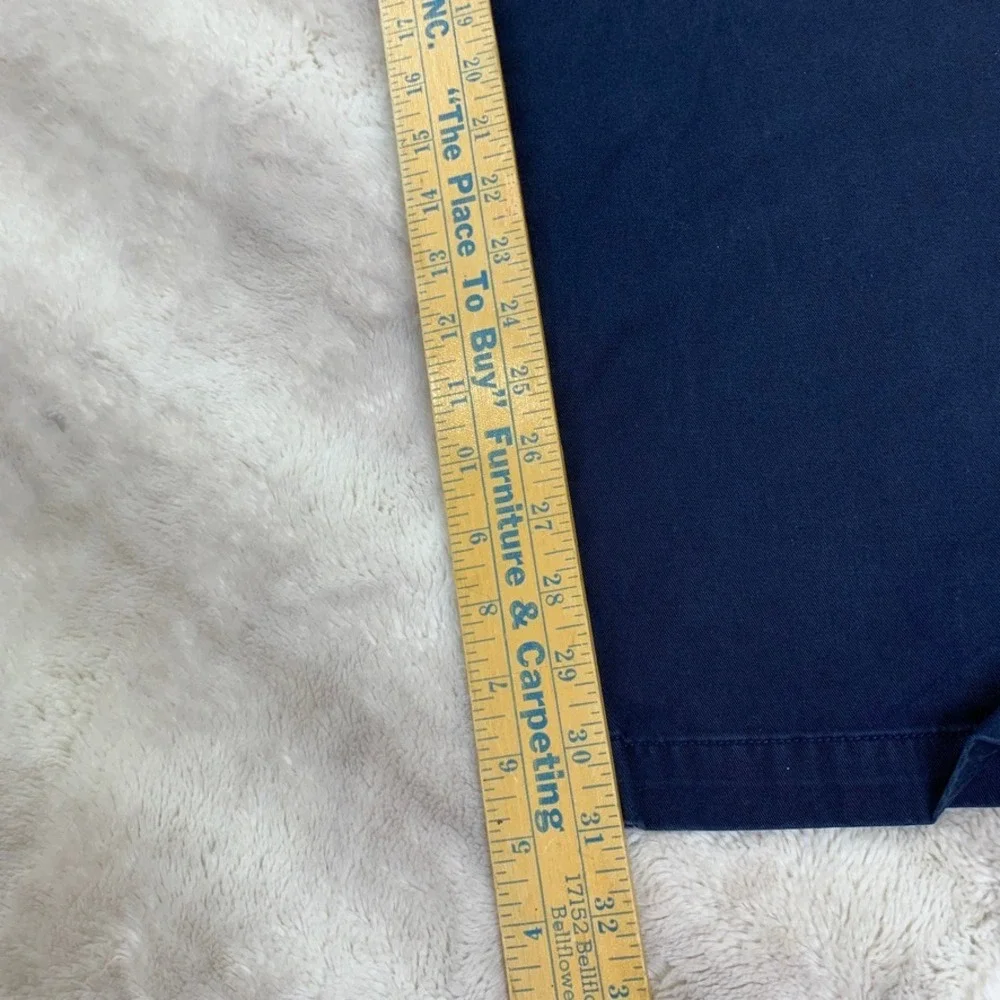 Polo Ralph Lauren Mens Classic Fit Chino Pants Navy Blue‎ 100% Cotton 34x32